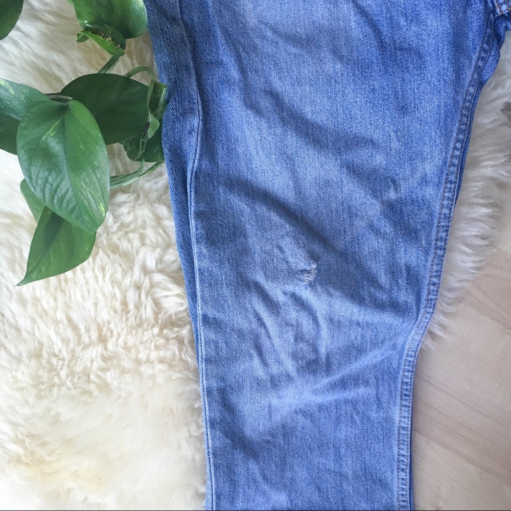 Vintage LEVIS 505 Straight Leg light blue 34x30 - Picture 5 of 8